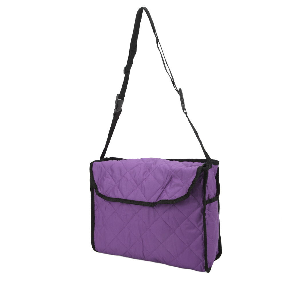 Multifunctional Organizer For Wheelchair And Walker Users, Quilted Cotton Wheelchair Pouch With Large Capacity Backpack, Adjustable Hanging Options