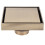 Square Tile Insert Drain In Antique Copper For Various Spaces, Removable Cover Offering Easy Accessibility To Internal Components 1