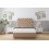 Sloomy Mayfair Latte Dumfries Divan Bed Base 2 Drawers Same Side With 26" Strutted Headboard 4' Small Double 2