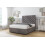 Sloomy Mayfair Slate Naples Divan Bed Base 2 Drawers Same Side With 26" Strutted Headboard 4' Small Double 3