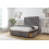 Sloomy Mayfair Slate Naples Divan Bed Base 2 Drawers Same Side With 26" Strutted Headboard 4' Small Double 4