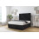 Sloomy Mayfair Black Naples Divan Bed Base 2 Drawers Same Side With 26" Strutted Headboard 3' Single 3