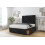 Sloomy Mayfair Black Naples Divan Bed Base 2 Drawers Same Side With 26" Strutted Headboard 3' Single 4