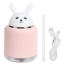 Un plaisir esthétique : humidificateur USB, adorable humidificateur en forme de lapin pour les voyages, fonctionnement silencieux, idéal pour