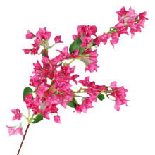 Keinotekoiset kukkaoksat, ruusunpunaiset silkkibougainvillea-kukat, 60 cm:n kukkapään pituus hääkeskipisteisiin, huoltovapaa koristelu lisää