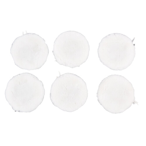 Durable Sheepskin Buffer, Premium Surface Gloss Enhancer Without Damage, Adaptability To Irregular Surfaces For Removing Scratches And Paint Defects,