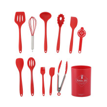 Artisanal Elegance, Heat-Resistant Kitchen Tools, Dishwasher Safe Kitchen Utensils, Exquisite Workmanship, Stainless Steel Handle With Silicone,