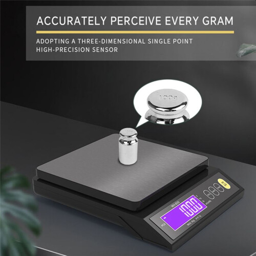 Digital Electronic Kitchen Scale Household Multifunction Stainless Steel Measuring Weighing Baking Tool LCD Display,B 2