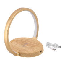 Lampă de dormitor elegantă, încărcător wireless rapid de 10W, lampă de birou cu control tactil, reglabilă în 3 trepte, pentru birou,