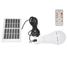 Wiederaufladbare Solarleuchte mit Fernbedienung für Hühnerstall, solarbetriebene LED-Lampe, wasserdichte Campinglampe für den Außenbereich,