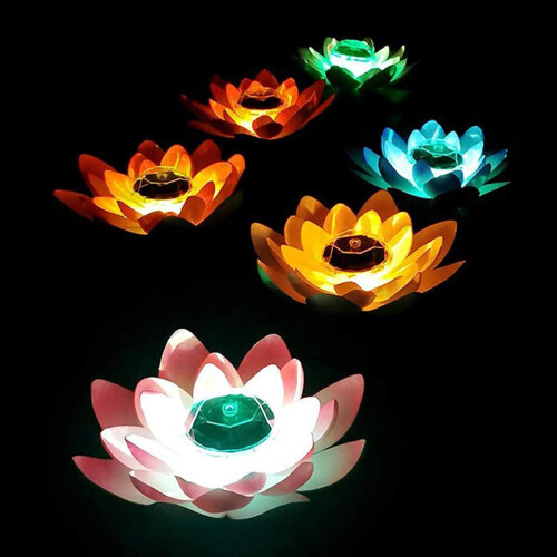 Ηλιακό Lotus Oasis, Ενεργειακά Αποδοτικός Εξωτερικός Φωτισμός LED, Ηλιακά Πλωτά Φώτα 2