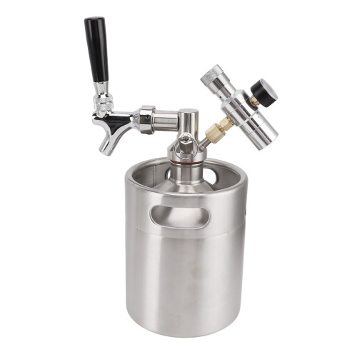 Διατηρεί την ενανθράκωση Mini Keg Growler Σύστημα οικιακής διανομής υπό πίεση 2