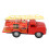 Vintage Iron Fire Truck Model Decor, 155g Fire Engine Toy 14