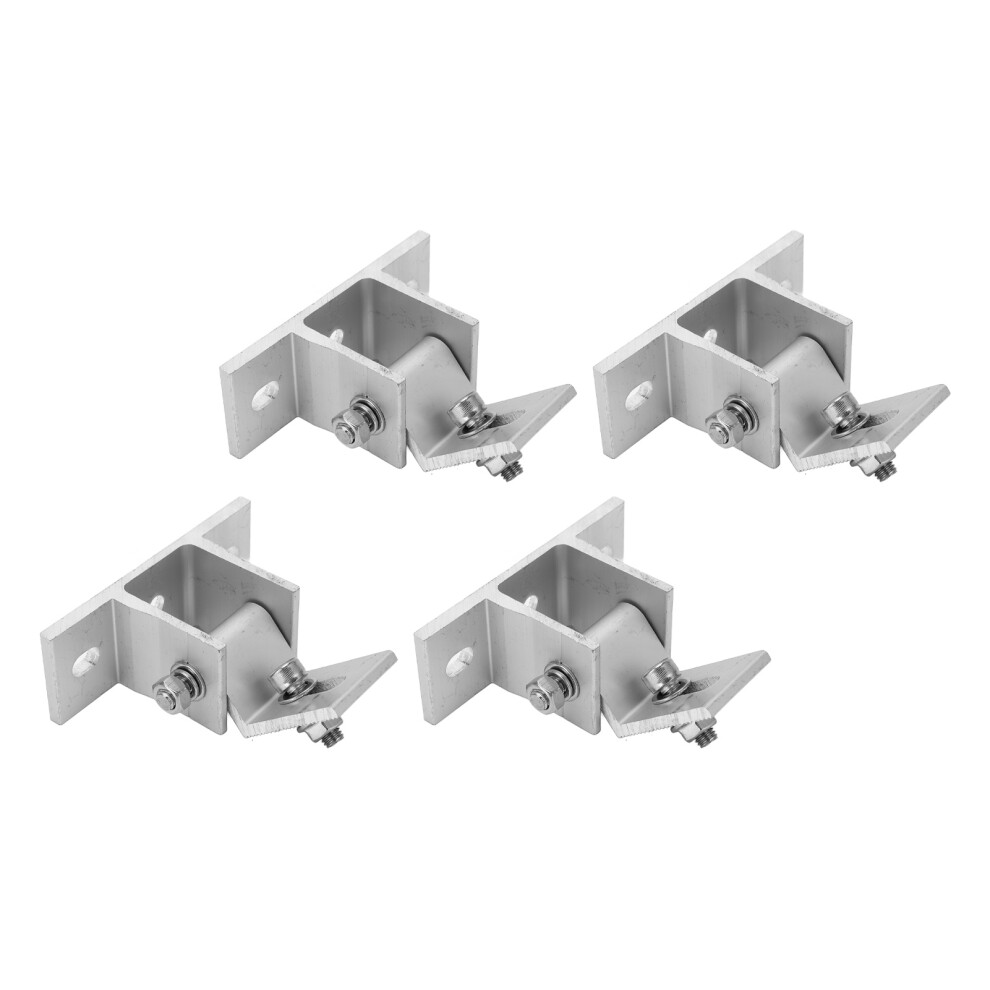 Aluminum Solar Mounting Bracket 4 Set Rustproof Support For Roof Pv Panels 7631389485800