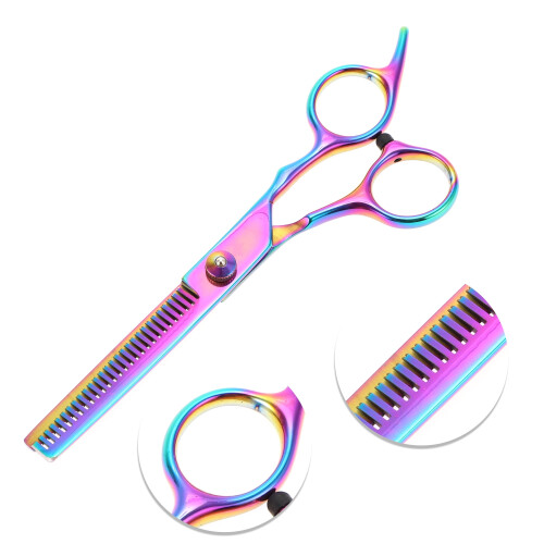 Tesoura de tosa para cães, 1 unidade, 5,5 polegadas, cores sortidas, aço inoxidável. 2