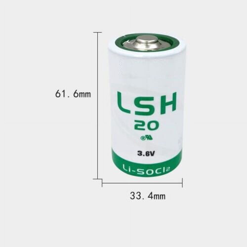Αντικατάσταση μπαταρίας LSH20LSH20 3.6V13Ah για μπαταρία λιθίου SaFT LSH20 1
