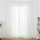 Navy Blue Tulle Drape for Bedroom Living 6