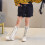 Children's Boots, Single Boots, High Waisted Straps, Side Zippers Boots 4