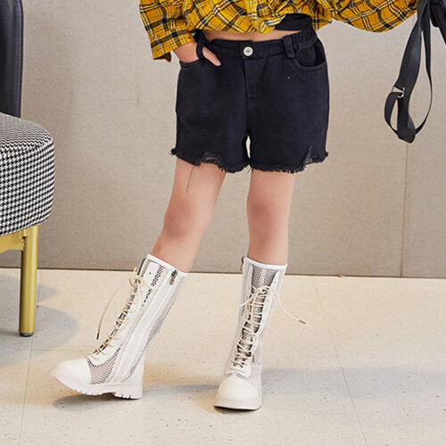 Children's Boots, Single Boots, High Waisted Straps, Side Zippers Boots 2