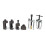Removal Tool Kit Wiper Arm Puller Windshield Wiper Arm Removal Tool Battery Terminal Puller Oxygen Sensor Socket Set Auto Bushing Press Kit For Rear 8