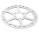 180mm 6-Hole Disc Brake Rotor, 2.5mm Steel, Silver 1