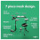 VISIONDRUM Mesh Electronic Drum Set with Amp and Accessories 3