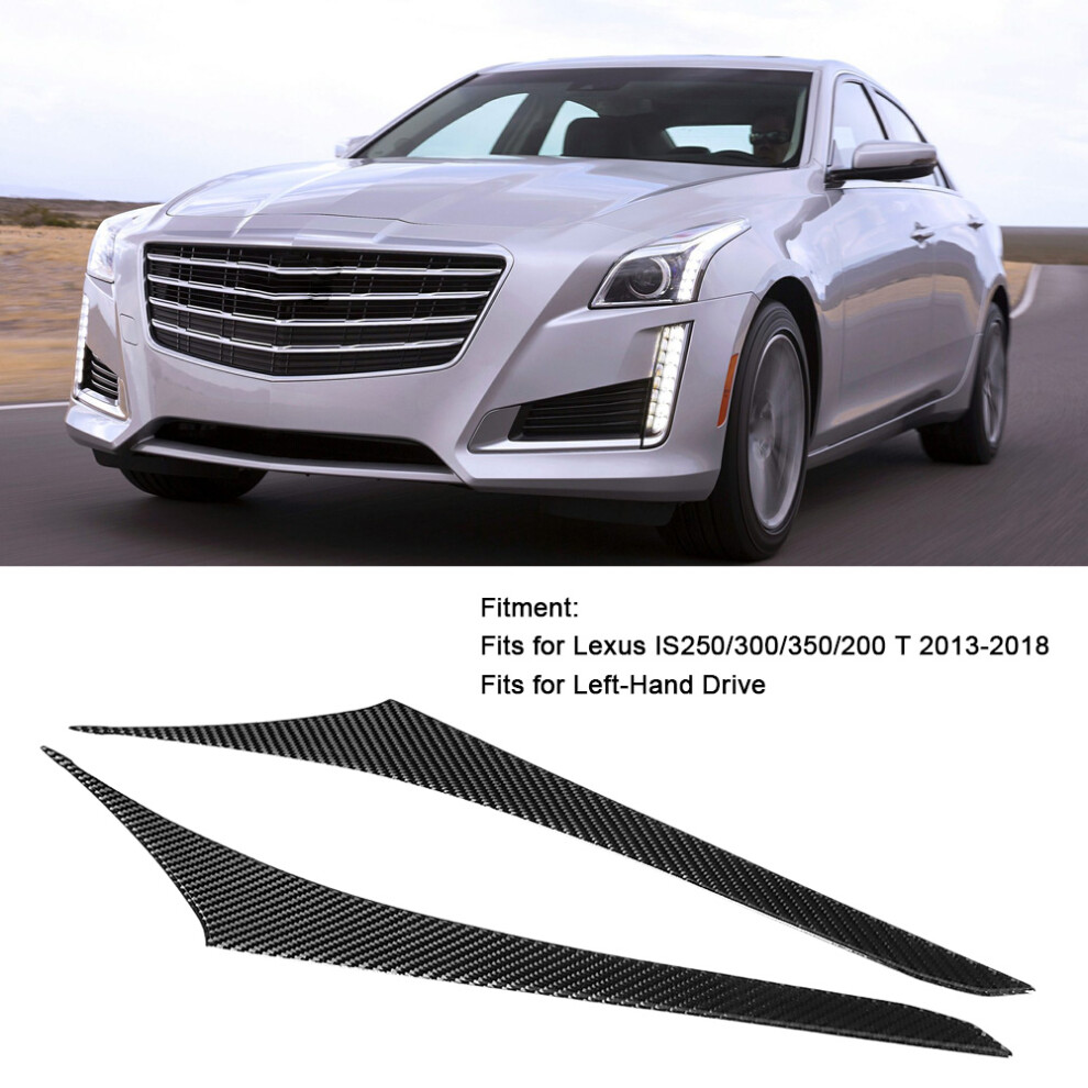 2X Carbon Fibre Side Trim For Lexus Is 13-18 7790334051351