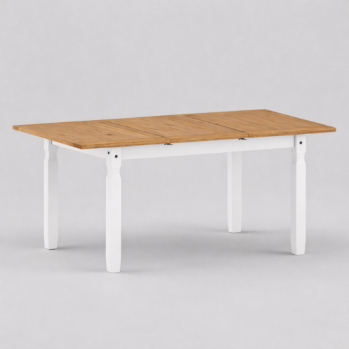 Mercers Furniture Corona White Small Extending Dining Table 1