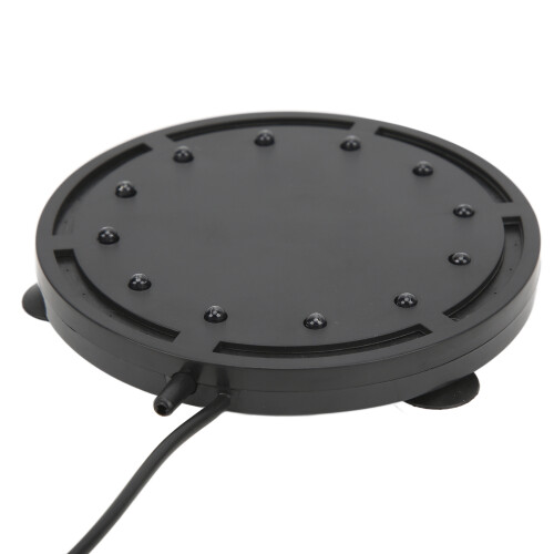 Underwater Round Small Bubbles Lamp Multicolor LED Light Adjustable Lighting Modes Remote Controller LED Fish Tank Bubbler Stone Aquarium Air Bubble 2