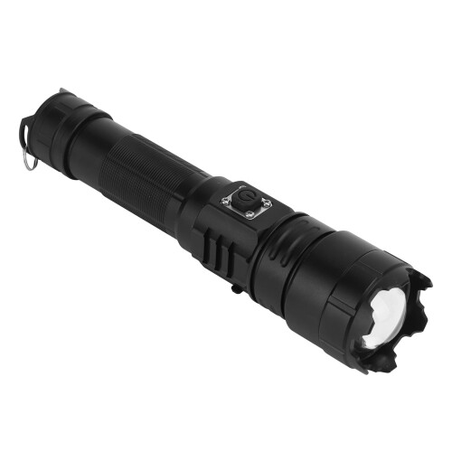 Adjustable Focus Flashlight With Multiple Lighting Modes High Lumen Super Bright LED Flashlight Zoomable Beam USB Rechargeable Magnetic Tail IPX6 2