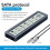 2X M.2 SSD  Enclosure USB3.2 Gen2 Type C 5Gbps SSD Case M.2  Enclosure Disk Box Tool Free SSD Aluminum Case 5