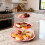 Διακοσμητικοί δίσκοι για cupcakes 3 στρώσεων, δίσκος πύργου επιδορπίων για πάρτι, 6