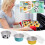 Aluminum Foil Bowl with Lid Blue 20 Pcs 5