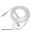 Earphone Replacement Cable 0.78mm 2-Pin 5