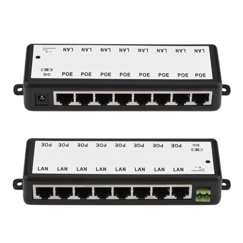 Αυτόματος εγχυτήρας PoE με ανίχνευση Gigabit Ethernet IEEE802.3Af Συμβατό με πολλαπλές θύρες 2