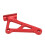 Aluminum MX 1/4 RC Servo Bracket Arm Set Red 8