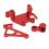 Aluminum MX 1/4 RC Servo Bracket Arm Set Red 7