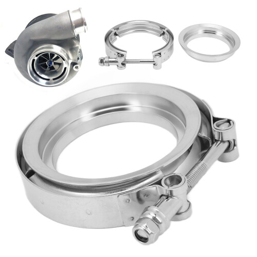 Αντικατάσταση για Borg Warner S200S300S257S366V Σφιγκτήρας ταινίας με φλάντζα από ανοξείδωτο 1