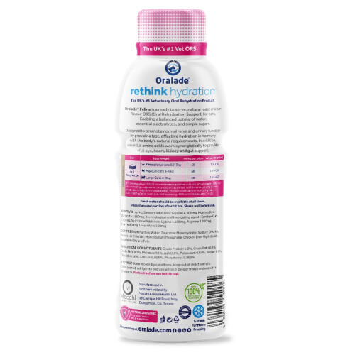 Oralade Rf Support Cat 500ml x 2 (Twin Pack) 1