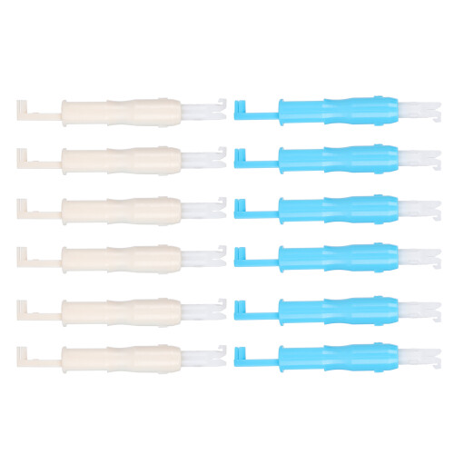 Durable Material Needle Threading Tool Quick Sewing Threader Automatic Needle Threader Double Functions Sewing Machine Accessory Holds Needles Firmly 2
