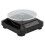 Clockwise Or Counterclockwise Rotation Battery Double Use Motorized Display Led Light For Better Display Rotating Showcase Tray Base Solar Powered 5