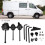 Replacement Intake Manifold Air Flap Adjuster Kit Easy Installation Simple Mounting Process Enhance Durability Performance High Quality Plastic 4