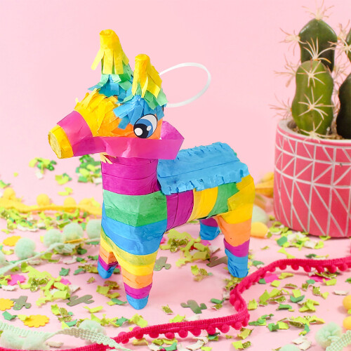 Fiesta Delight: Είδη πάρτι Cinco De Mayo, Διακοσμήσεις για μίνι πινιάτες, Διακόσμηση για Fiesta με 1
