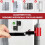 Door Hinge Adjustment Tool Kit Multi-Size Hinge  Adjusting Wrench with Rubber Handle Heavy Duty Painted Steel 6