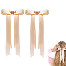 Magnetiske hårsløjfeklemmer til kvinder – mini sommerfugledesign, skridsikre magneter, 2 stk. champagnefarvet (kompatibel med alle hårtyper)