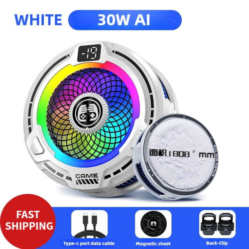 Ψύκτης κινητού τηλεφώνου FS18 30W3ar με ρύθμιση AI, ημιαγωγός, μαγνητικός και με κλιπ