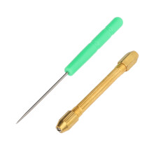 Doll Hair Rooting Needles 0.6mm & 0.8mm with Alloy Handle Precise Wig Making