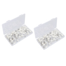 Dreadlock Clip Rings Hollow Hair Accessories Jewelry for Braiding Black Color