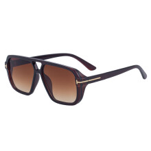 Lunettes de soleil unisexes FY-99263 Square Ă double pont
