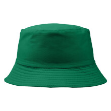 Unisex katoenen bucket hat, ademende en opvouwbare zomerhoed – groen, geschikt voor buitenactiviteiten